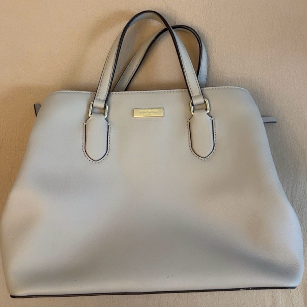 Kate Spade Cream Satchel Bag